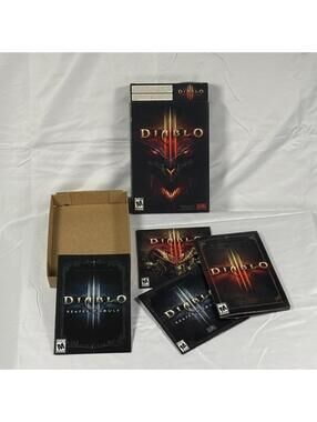 Diablo III 3 PC Big Box + Reaper of Souls Expansion DVD Complete Blizzard